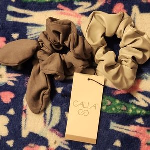 CALIA Bow Scrunchies 2 pk bundle